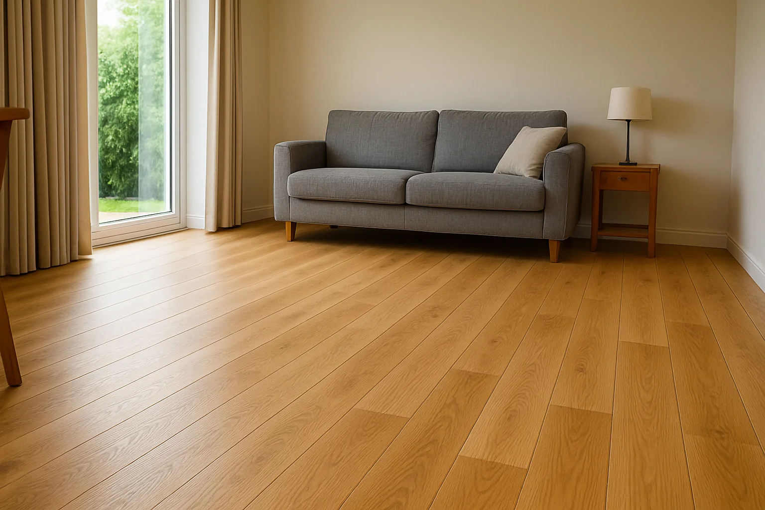 Parquet en bois clair